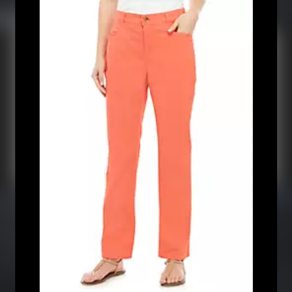 NWOT Kim Rogers Average Solid Twill Pants Sz 14